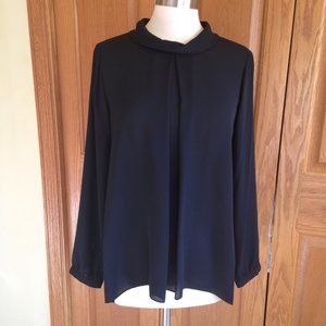 NWT- VINCE CAMUTO - Semi-Sheer Tunic Blouse, M